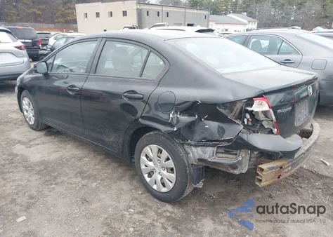 2012 Honda Civic Lx z USA, uszkodzony, nr VIN 2HGFB2F58CH583292